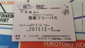 Hakone Freepass Ticket