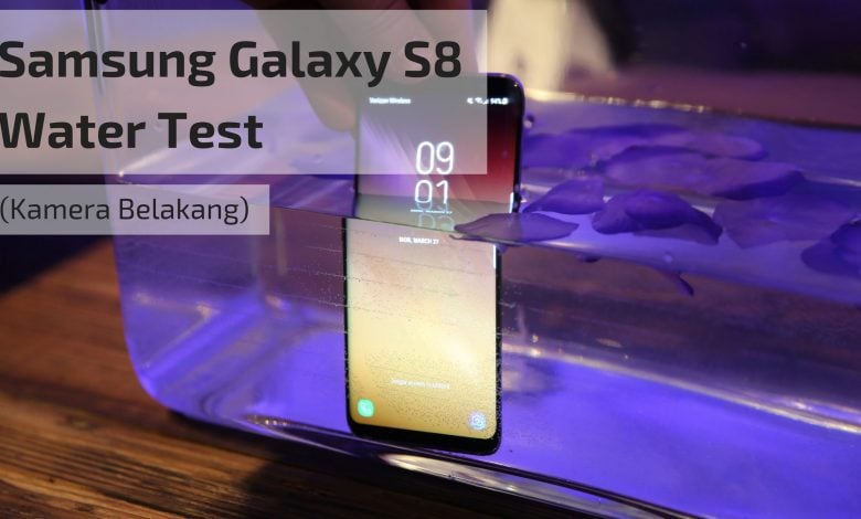 Samsung Galaxy S8 Water Test