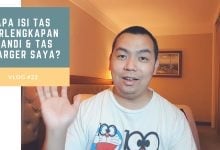 Apa isi tas perlengkapan mandi & tas charger saya?
