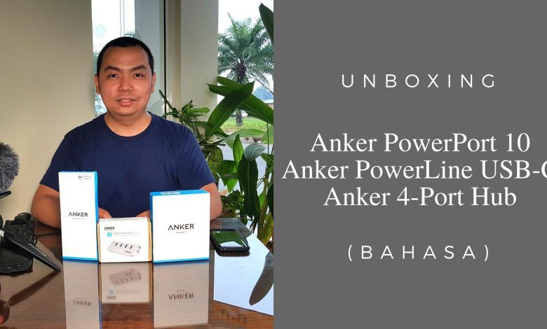 Unboxing Anker PowerPort 10 Power Line USB-C