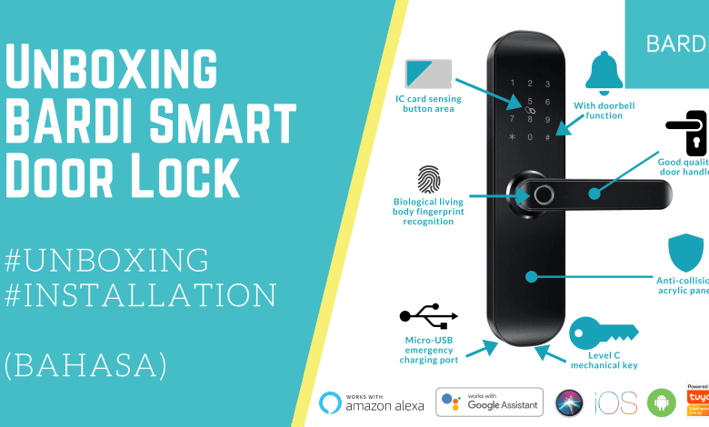 Unboxing BARDI Smart Door Lock