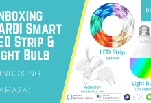 Unboxing Bardi Smart LED Strip RGBWW & Smart Light Bulb 12w RGBWW