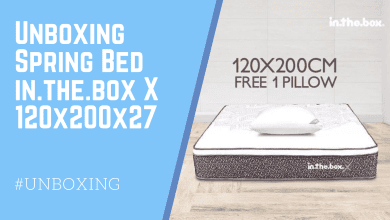 Unboxing Spring Bed - INTHEBOX X (Kasur Dalam Box!)
