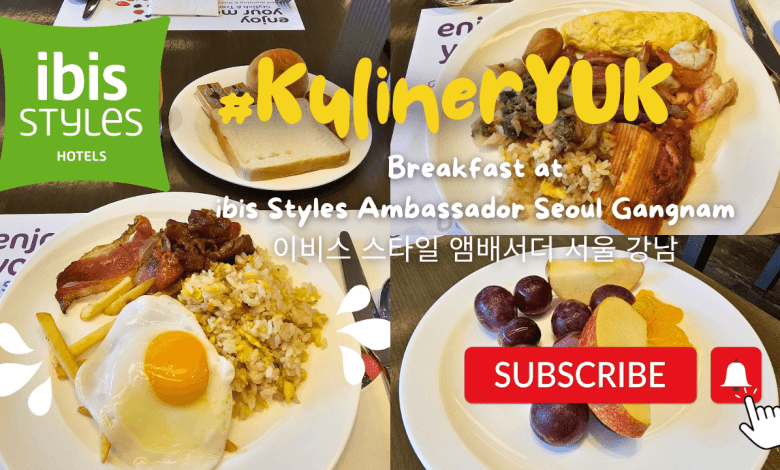 Breakfast di ibis Styles Ambassador Seoul Gangnam