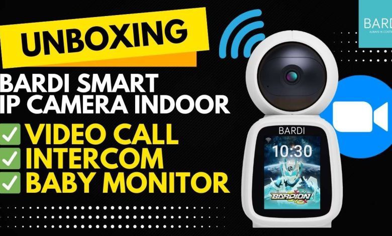 Unboxing BARDI IP Camera PTZ Indoor with Video Call Screen
