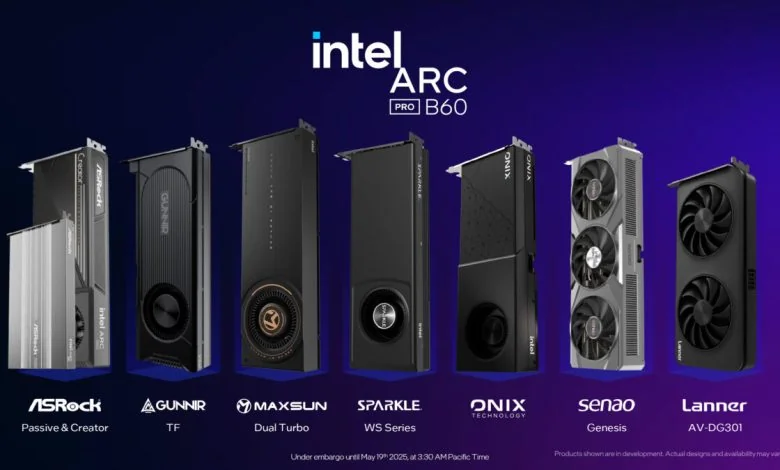 Intel Umumkan Kartu Grafis Workstation Arc Pro B60 dan B50: Hingga 48GB VRAM untuk Profesional