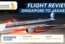 Singapore Airlines SQ 962 - Business Class - SIN-CGK - Airbus A350-900 - May 2025