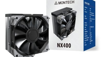 Montech NX400: Cooler Udara Berkinerja Tinggi dengan Desain Ringkas