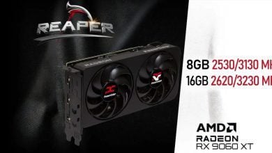 PowerColor Konfirmasi Reaper RX 9060 XT 8GB dan 16GB dengan Perbedaan Kecepatan Clock