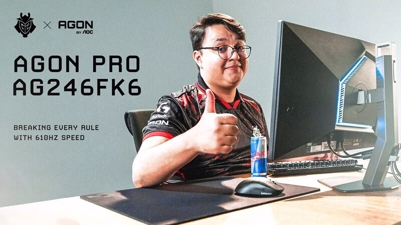 AGON by AOC x Counter-Strike 2: Monitor CS24G2 dan AG246FK6 Tawarkan Performa 610 Hz untuk Gaming Kompetitif