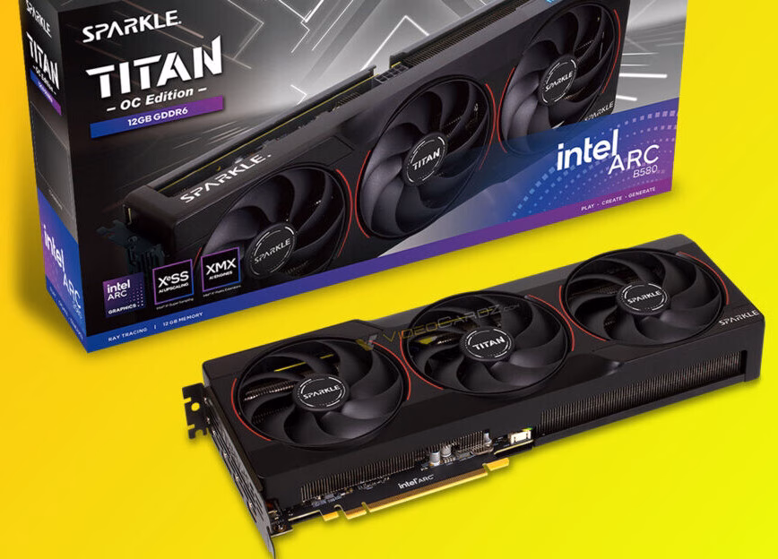 Sparkle Perkenalkan Arc B580 TITAN OC NOX – GPU Intel Battlemage Pertama Mereka