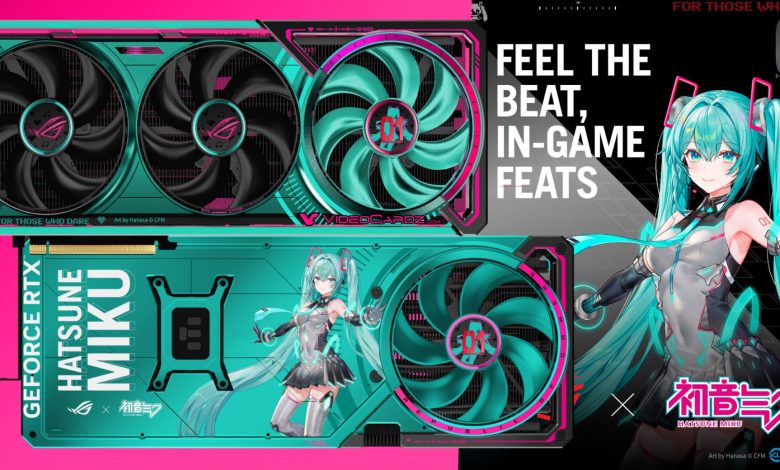 ASUS Umumkan RTX 5080 ROG Astral x Hatsune Miku Edition — GPU & Hardware Bertema Virtual Idol