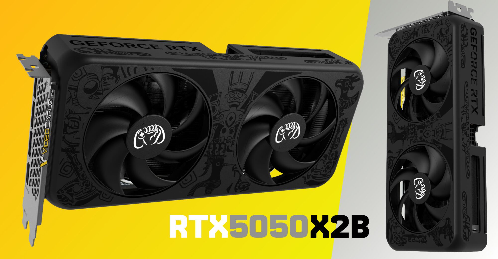 AXGaming Luncurkan RTX 5050 X2B, GPU Seri RTX 50 Pertama dengan Desain Cooler Hitam