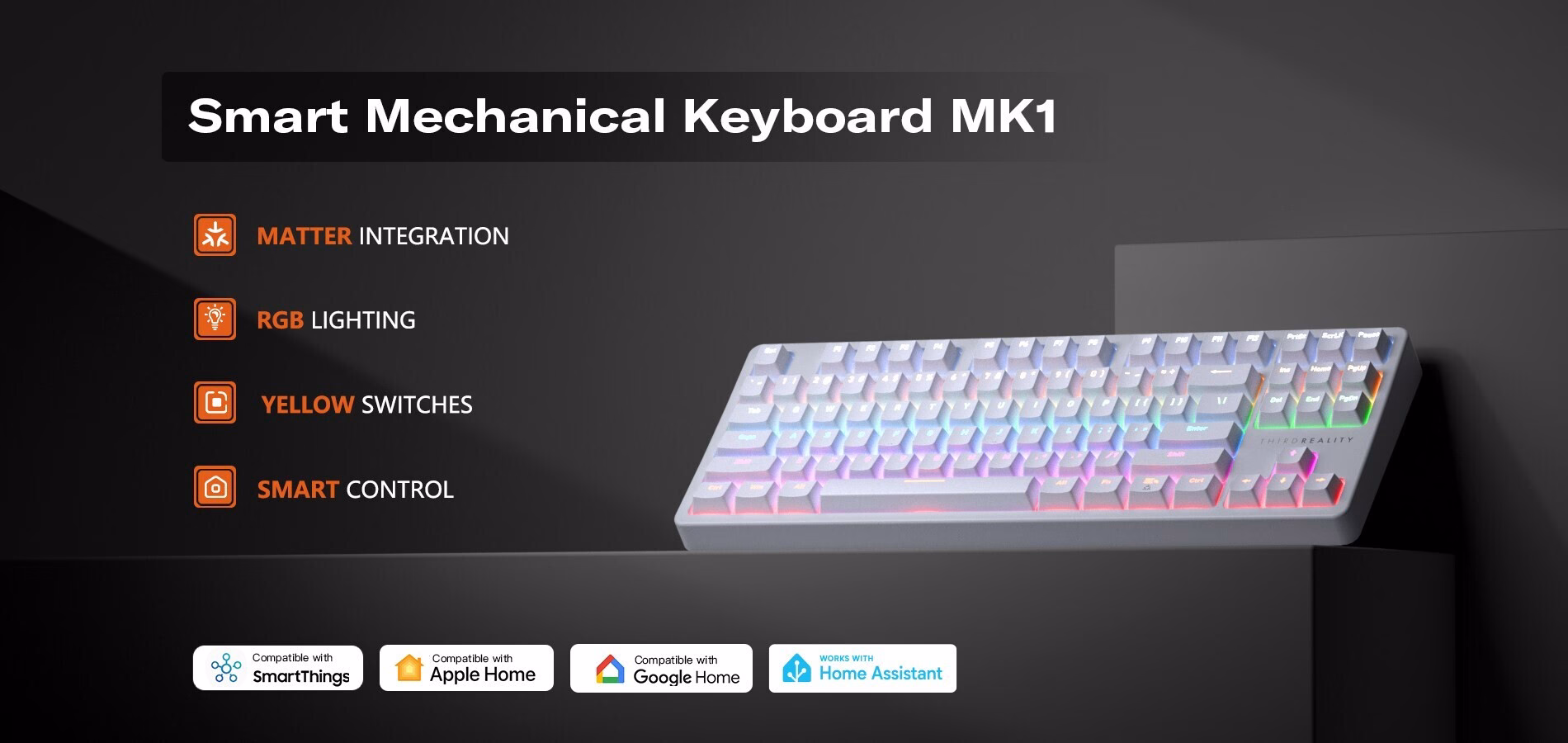 ThirdReality Luncurkan MK1: Keyboard Mekanis Pintar Pertama di Dunia dengan Dukungan Matter