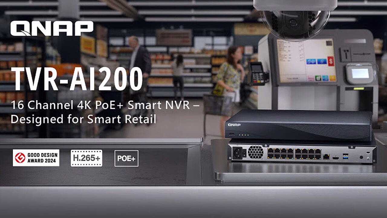 QNAP Luncurkan TVR-AI200: NVR Pintar 16-Channel dengan Dukungan PoE dan AI