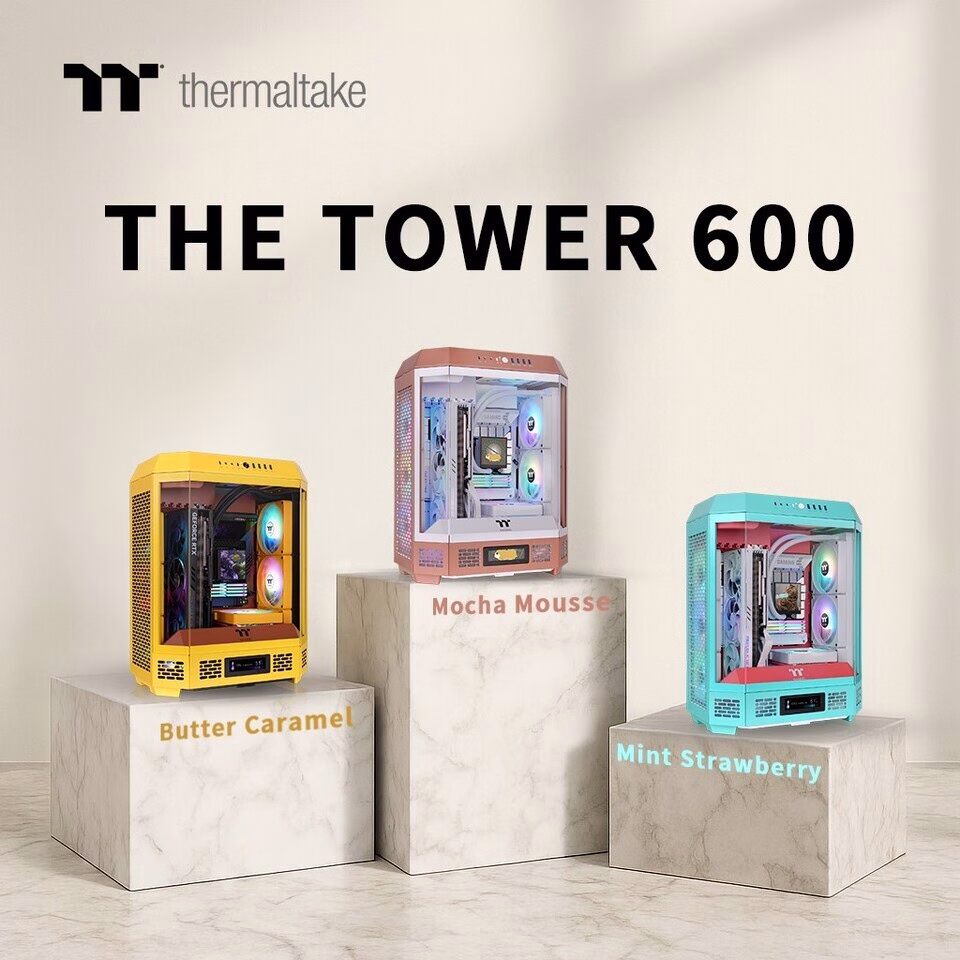 Thermaltake Tambahkan Tiga Warna Baru untuk Casing The Tower 600 Mid-Tower
