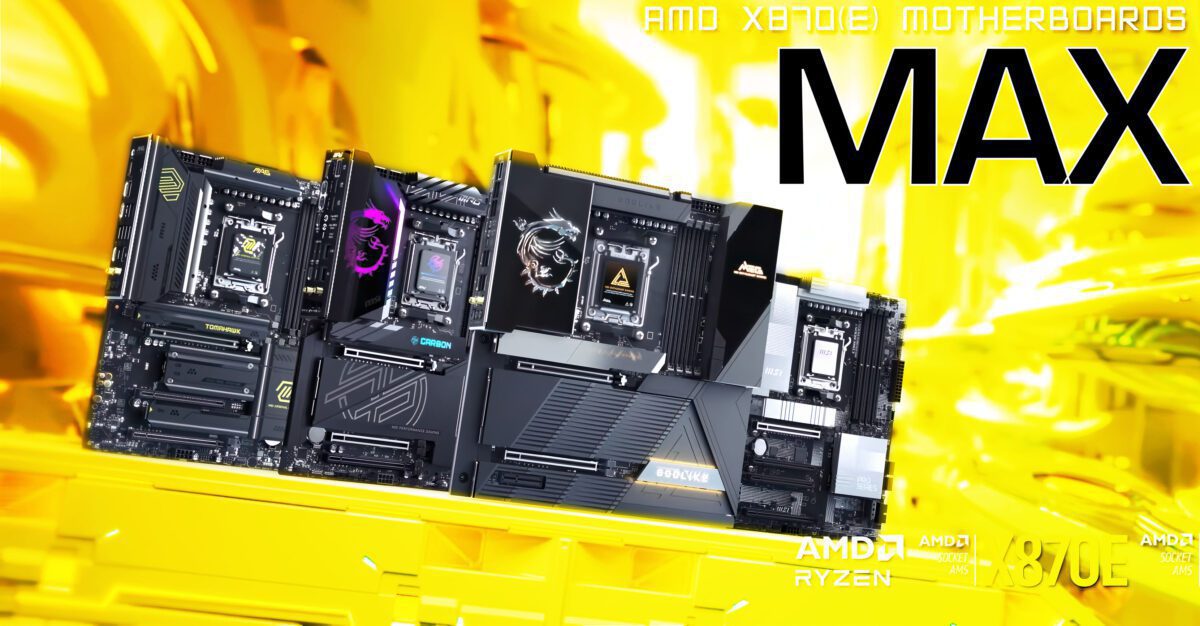 MSI Siap Luncurkan Motherboard Seri AMD 800 MAX, Penyegaran untuk Dukungan Prosesor Zen 5