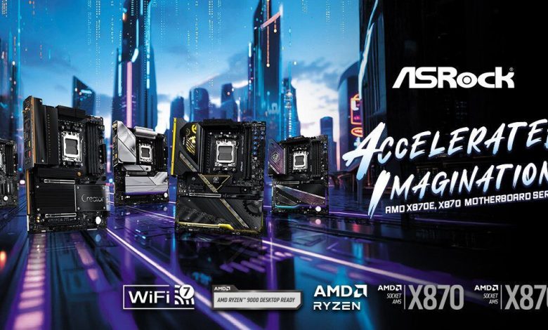 🧩 ASRock Umumkan Motherboard X870 & X870E, Siap Dukung Ryzen Generasi Berikutnya