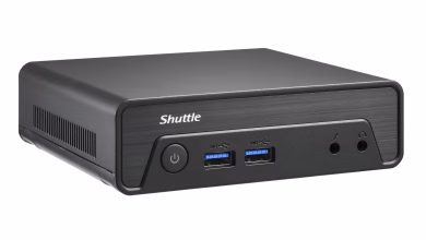 Shuttle Rilis XPC nano NE10U, Mini PC Fanless Bertenaga Intel N100