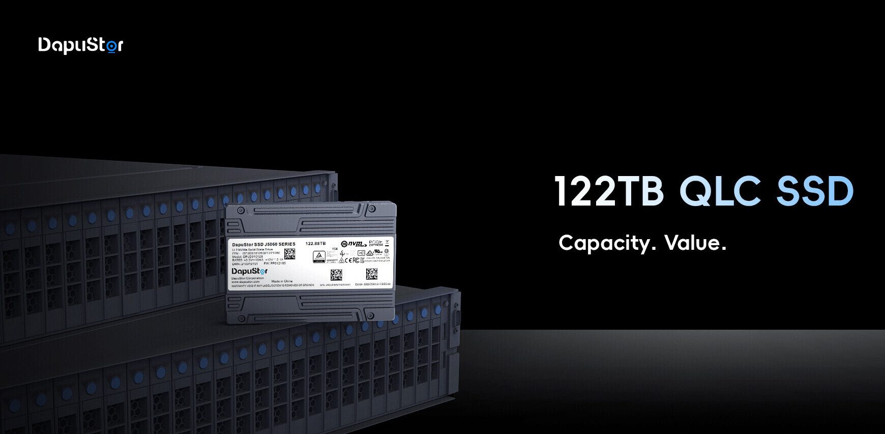 DapuStor Luncurkan SSD J5060 QLC 122 TB: Solusi Penyimpanan Kapasitas Ultra untuk Data Center
