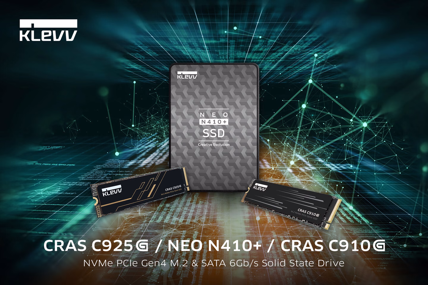 KLEVV Rilis Lini SSD Terbaru: CRAS C925G, CRAS C910G, dan NEO N410 Hadirkan Performa dan Efisiensi untuk Semua Segmen