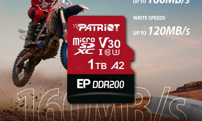 Patriot Memory Luncurkan EP DDR200 V30 A2 microSD dengan Antarmuka Ganda dan Kecepatan Tinggi