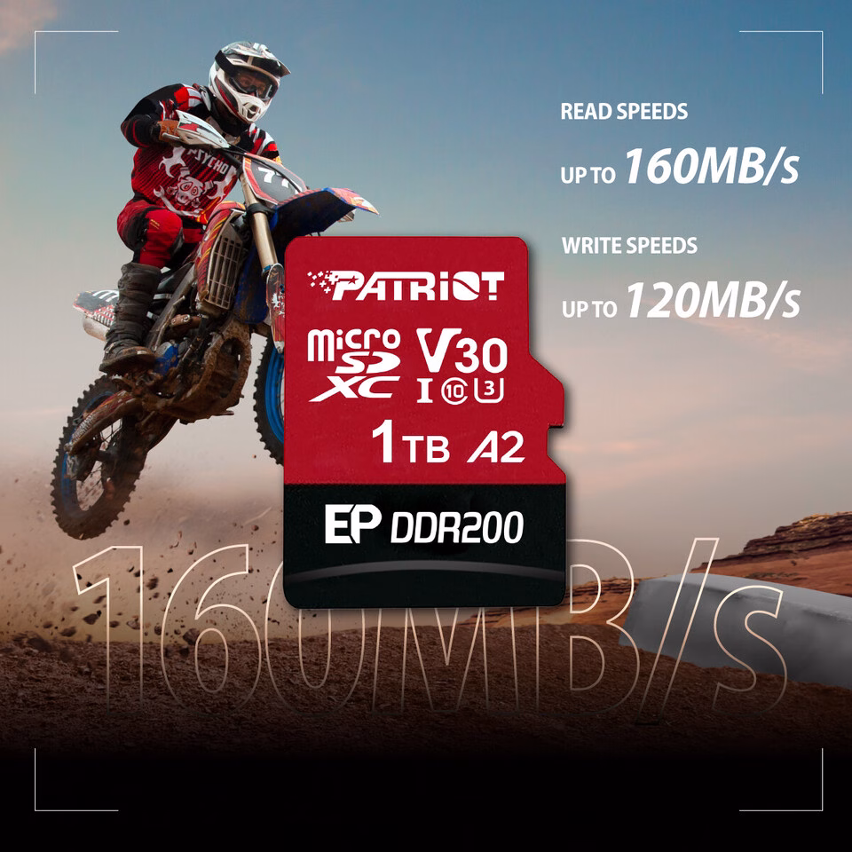 Patriot Memory Luncurkan EP DDR200 V30 A2 microSD dengan Antarmuka Ganda dan Kecepatan Tinggi