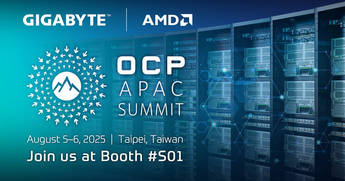 Giga Computing Perkenalkan Solusi OCP Baru untuk AMD Instinct MI350X di OCP APAC 2025