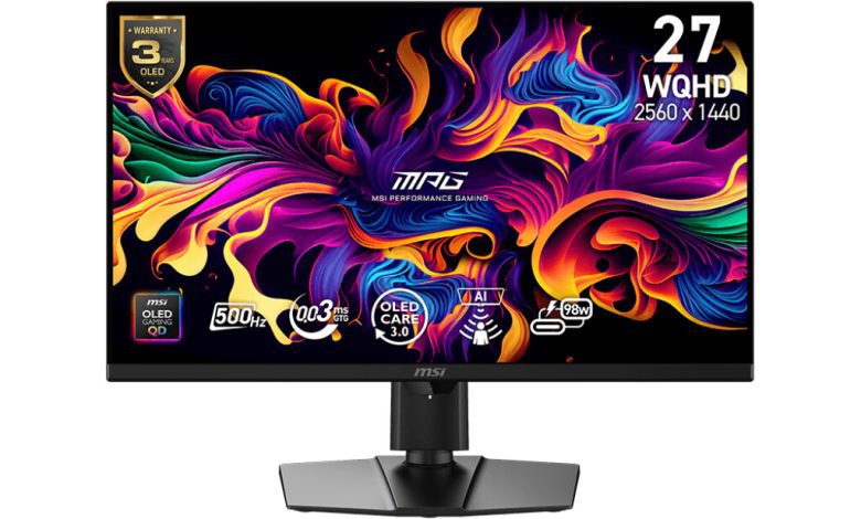 MSI Umumkan Monitor Gaming QD-OLED 500 Hz: MPG 271QR dan X50 Series