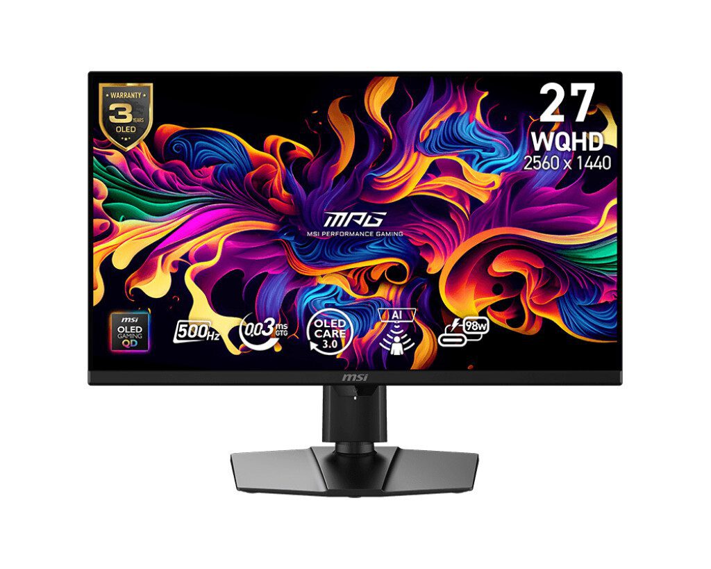 MSI Umumkan Monitor Gaming QD-OLED 500 Hz: MPG 271QR dan X50 Series