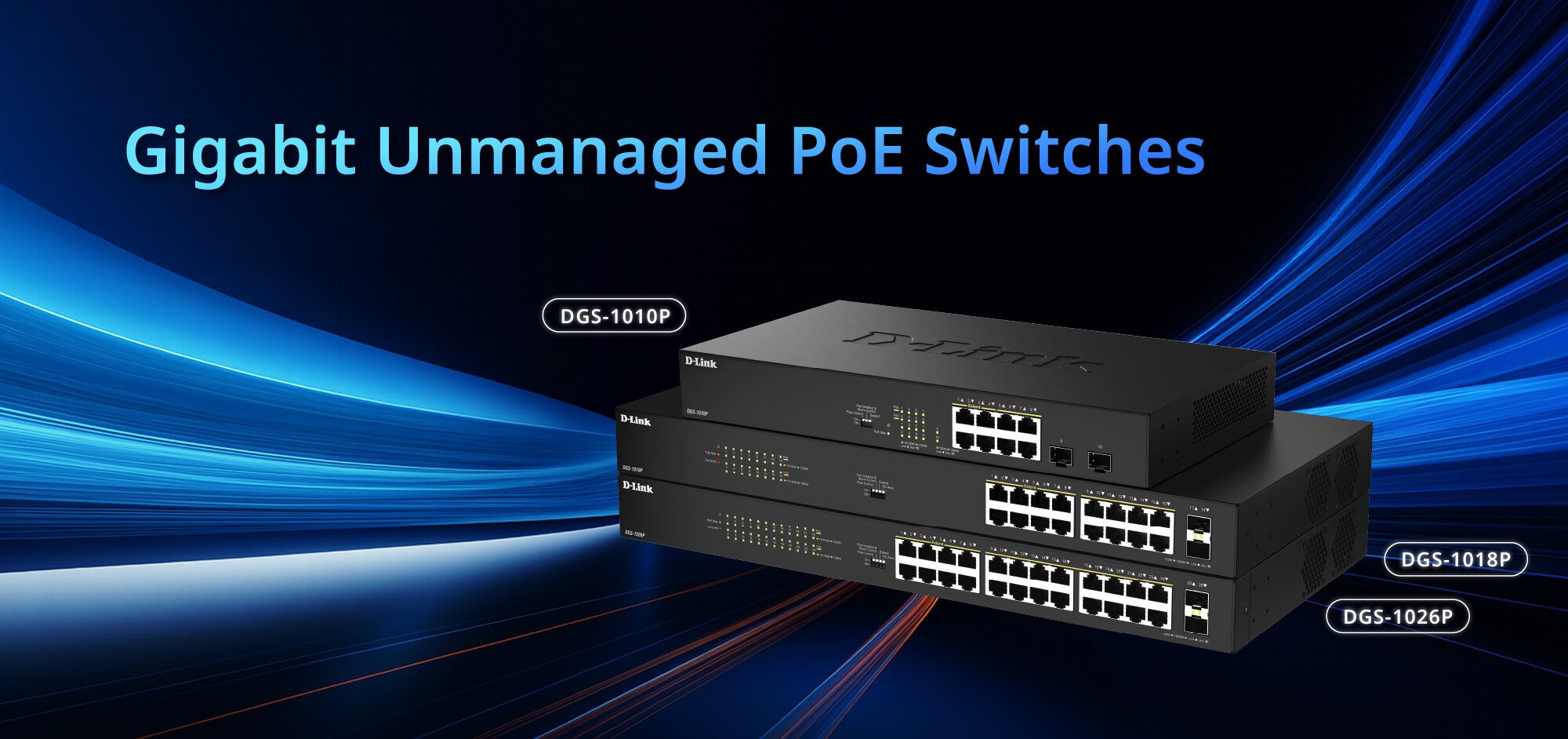 D-Link Luncurkan Switch Gigabit Unmanaged PoE Seri DGS-1000 untuk Bisnis Modern