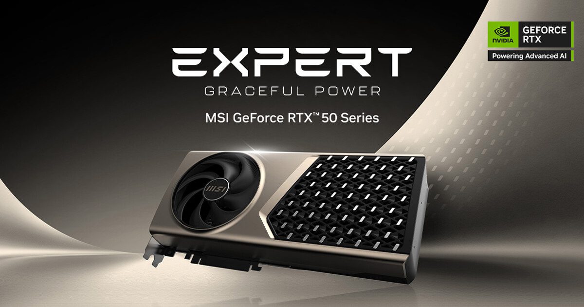 MSI Luncurkan Kartu Grafis GeForce RTX 5080 dan RTX 5070 Ti Seri Expert