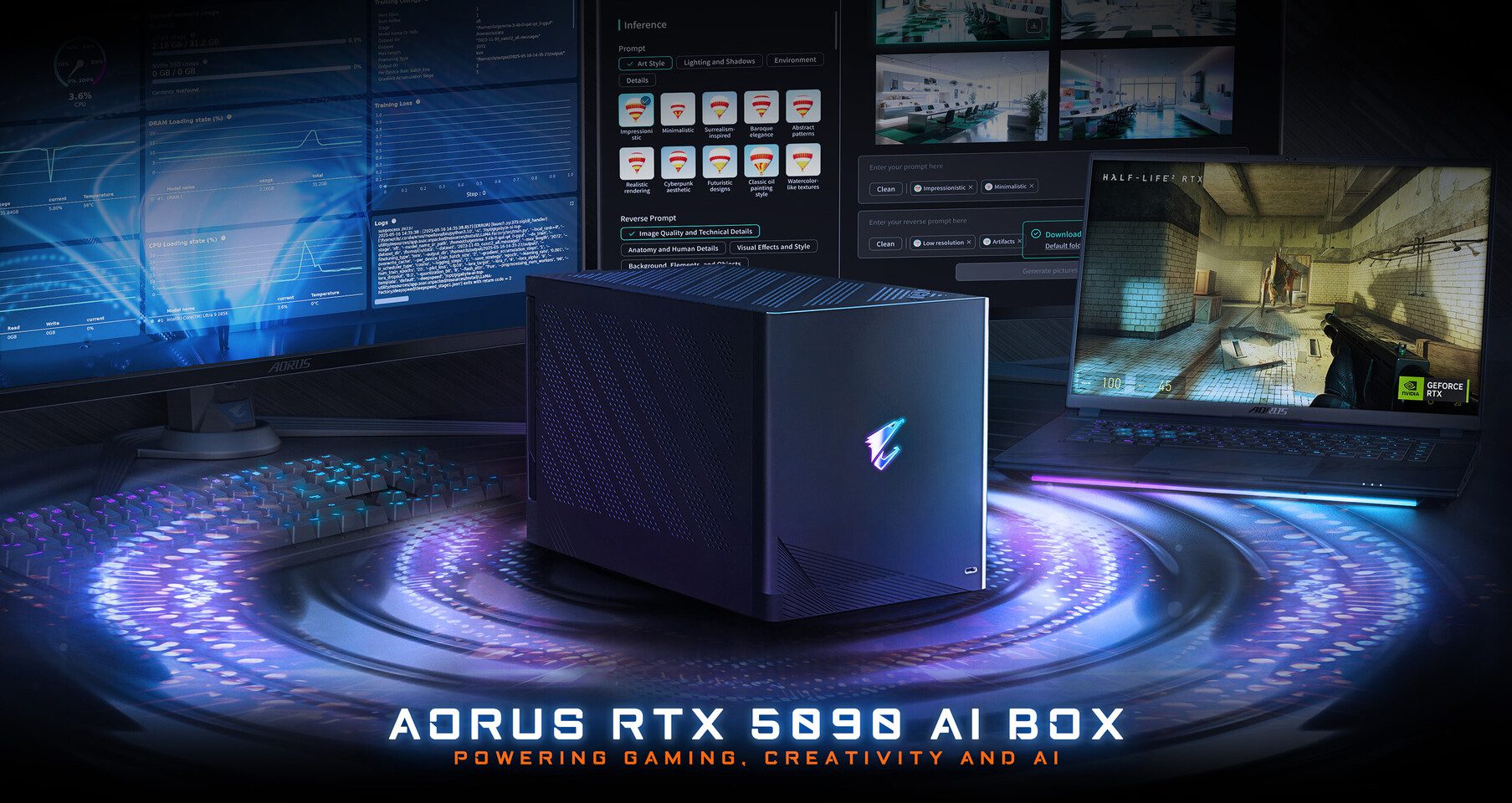 GIGABYTE Luncurkan AORUS RTX 5090 AI Box: Solusi Komputasi AI dan Kreator Profesional