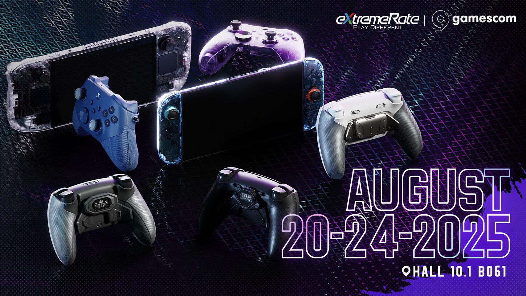 ExtremeRate Debut di Gamescom 2025 dengan Kit Remap PS5 Beyond Spark dan Cangkang Nintendo Switch 2