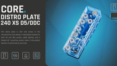 Alphacool Hadirkan Core Distro Plate 240 XS D5/DDC: Solusi Watercooling Ringkas dan Elegan