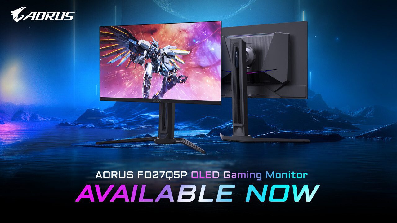 Gigabyte Umumkan Ketersediaan Monitor Gaming AORUS FO27Q5P 500Hz QD-OLED