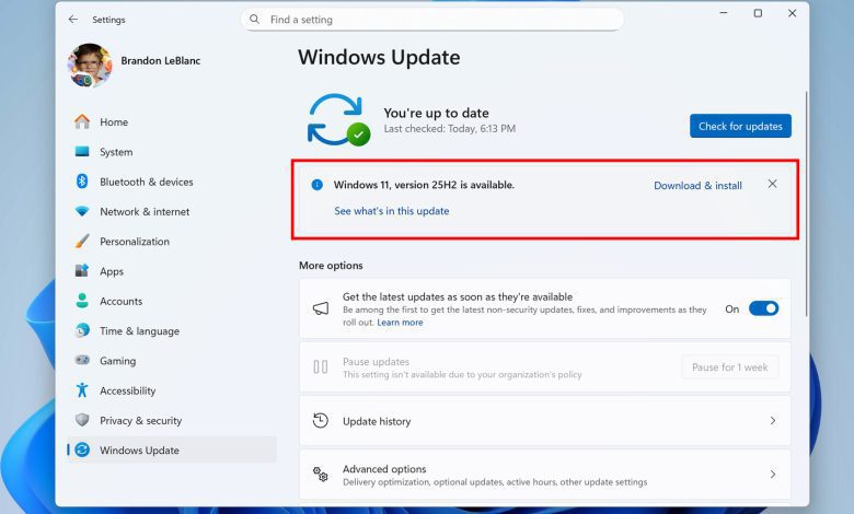 Windows 11 25H2 Hadir sebagai Paket Aktivasi Ringan, Fokus pada Keamanan