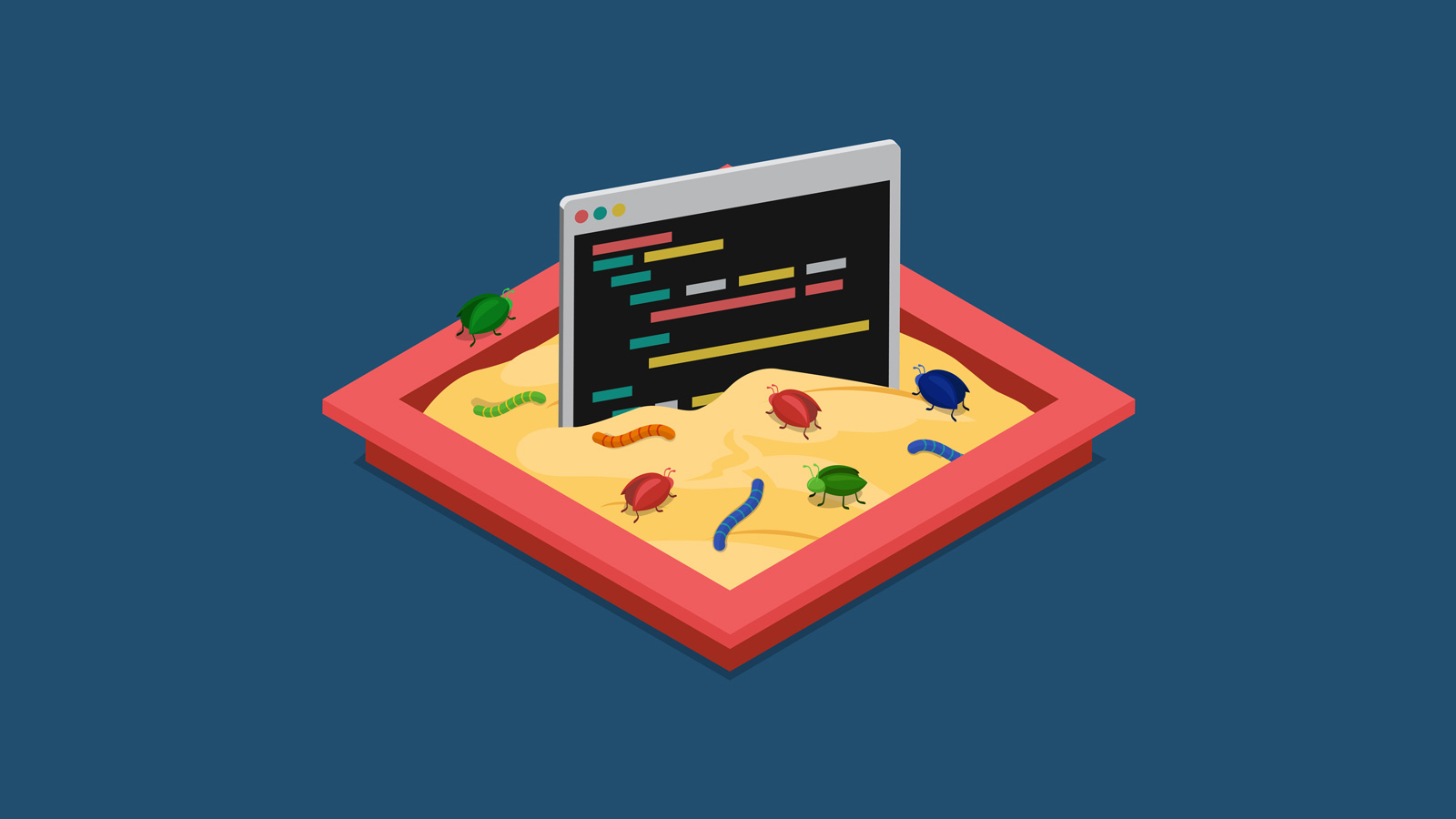 Ilustrasi sandbox escape pada AI coding agent