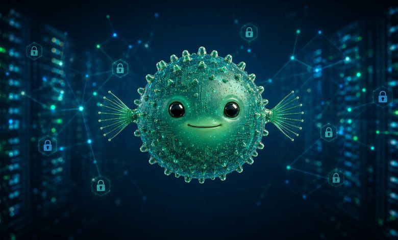 Ilustrasi JadePuffer dan ransomware yang menargetkan aset model AI